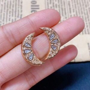 Bohemian moon earrings N615